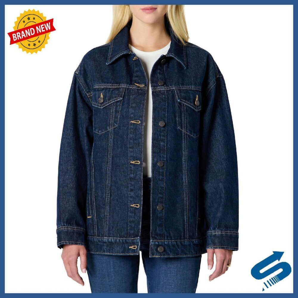 Oversized Denim Trucker Jacket, Heavyweight Rigid Fit, Layering Essential